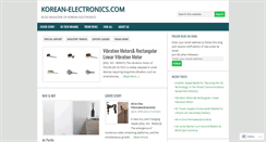 Desktop Screenshot of korean-electronics.com